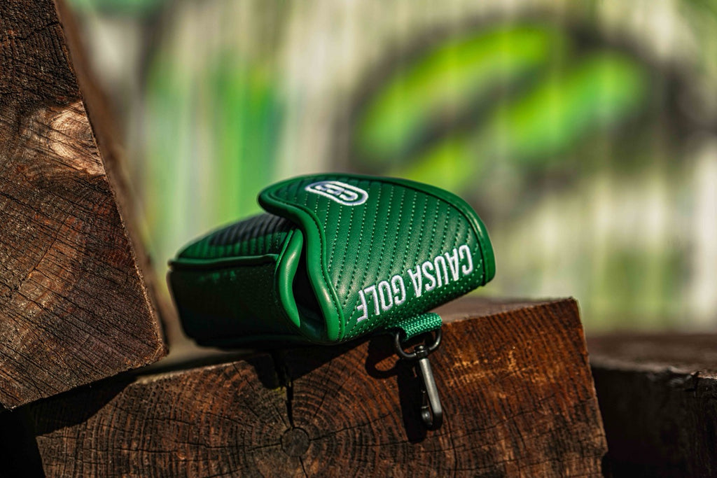 Rangefinder fodral i PU-läder – golf – grön - färg