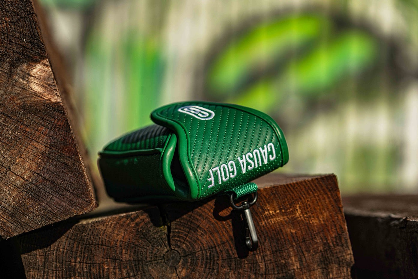 Rangefinder fodral i PU-läder – golf – grön - färg