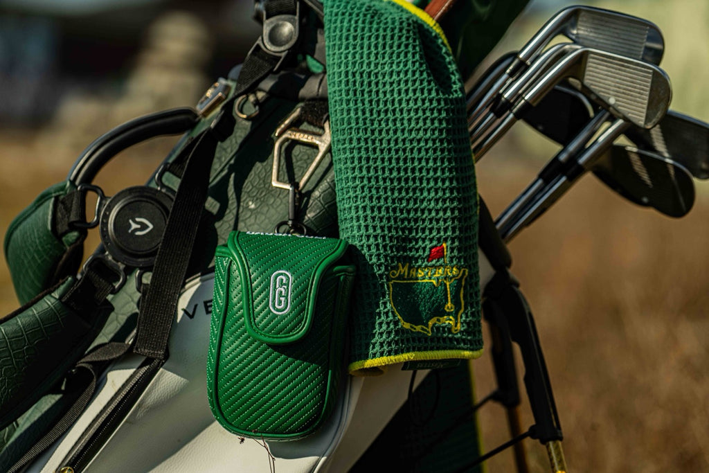 Rangefinder fodral i PU-läder – golf – grön - färg
