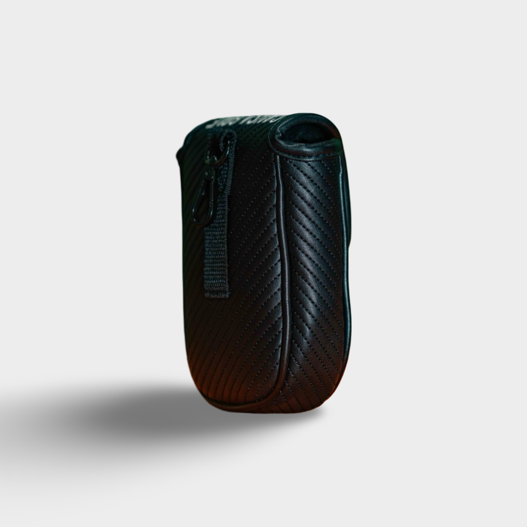 Rangefinder fodral i PU-läder – golf – svart färg