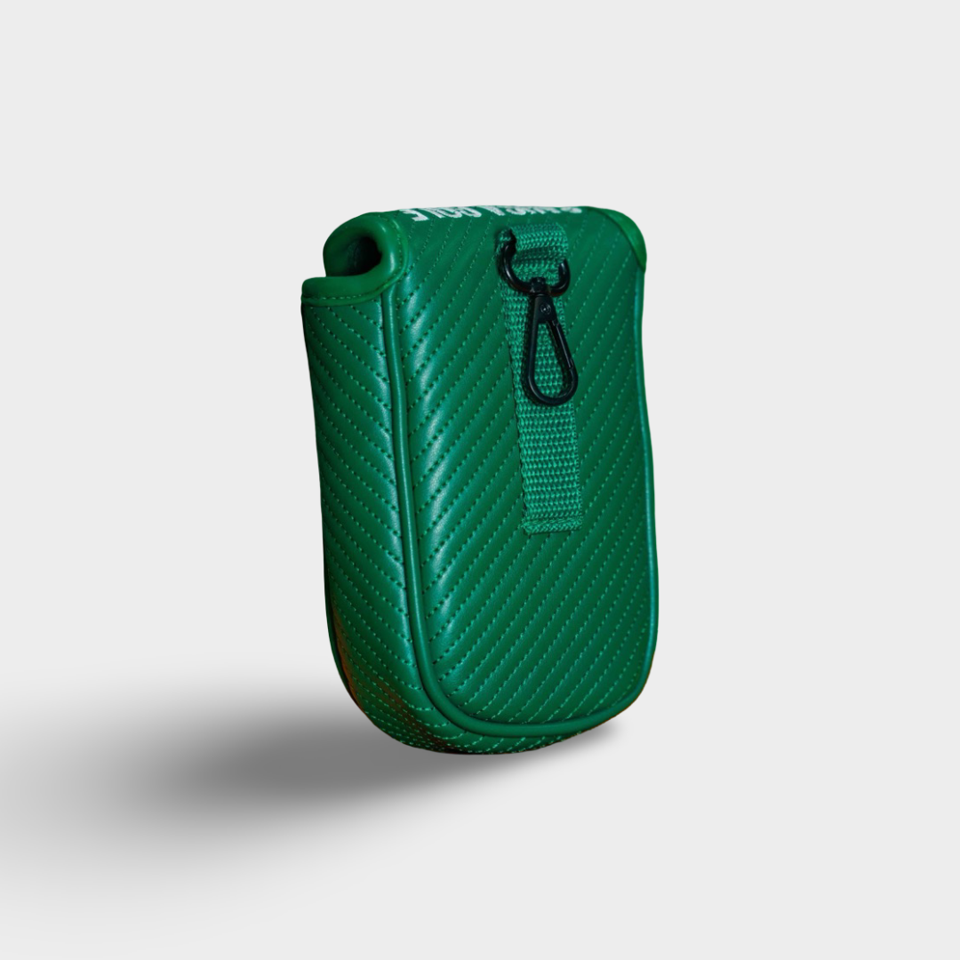 Rangefinder fodral i PU-läder – golf – grön - färg